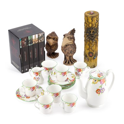 Lot 32 - A FOLEY CHINA COFFEE SERVICE