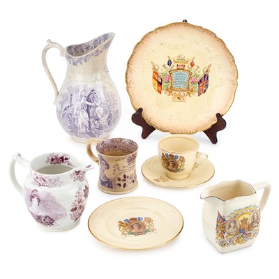 Lot 28 - A COLLECTION OF ROYAL COMMEMORATIVE CERAMICS