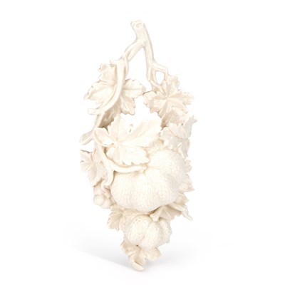 Lot 90 - A BELLEEK WALL POCKET