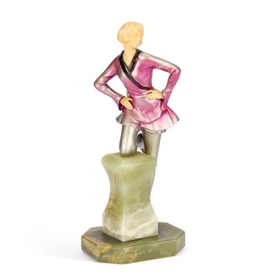 Lot 853 - AN ART DECO FIGURE