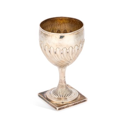 Lot 504 - A GEORGE III SILVER GOBLET