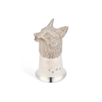 Lot 312 - AN ELIZABETH II SILVER STIRRUP CUP