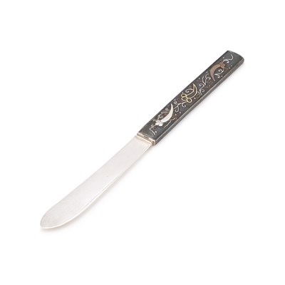 Lot 229 - A JAPANESE KOZUKA HANDLED KNIFE