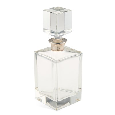 Lot 436 - AN ELIZABETH II SILVER-MOUNTED DECANTER