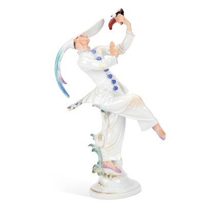 Lot 117 - A MEISSEN PORCELAIN FIGURE