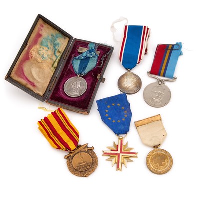 Lot 12 - A GROUP OF MEDALS