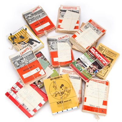 Lot 5 - A LARGE COLLECTION OF MID-20TH CENTURY SOUTHAMPTON FOOTBALL CLUB MATCH PROGRAMMES