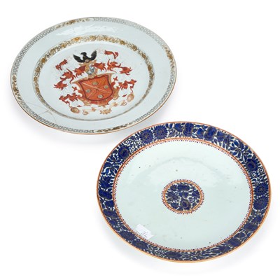 Lot 650 - TWO CHINESE EXPORT PORCELAIN DISHES