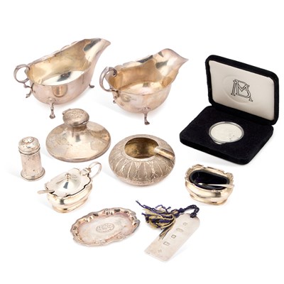 Lot 329 - A MIXED GROUP OF SILVER