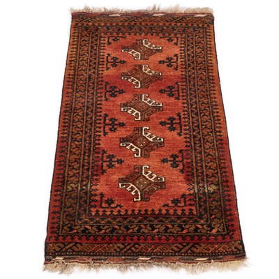 Lot 797 - AN AFGHAN RUG