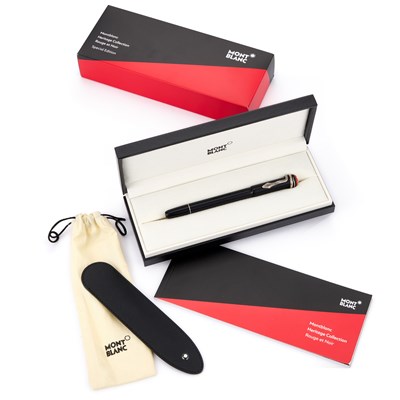 Lot 960 - A MONTBLANC HERITAGE COLLECTION ROUGE ET NOIR SPECIAL EDITION ROLLERBALL PEN
