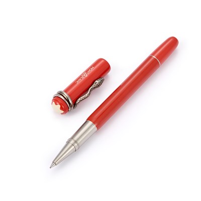Lot 965 - A MONTBLANC HERITAGE COLLECTION ROUGE ET NOIR SPECIAL EDITION ROLLERBALL PEN
