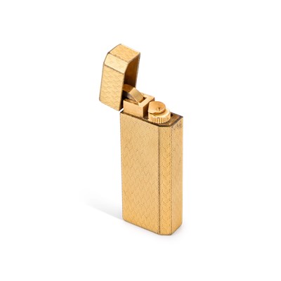 Lot 956 - A MUST DE CARTIER GOLD PLATED LIGHTER