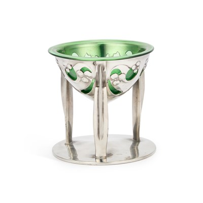 Lot 134 - ARCHIBALD KNOX FOR LIBERTY & CO, A TUDRIC PEWTER COUPE