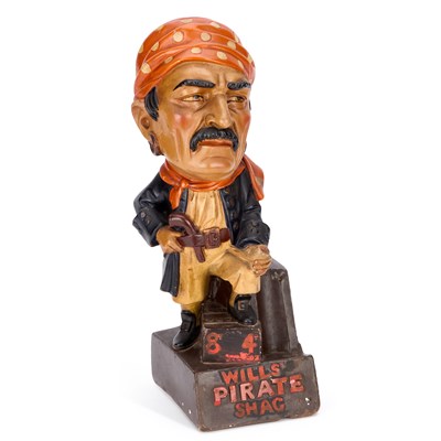 Lot 974 - AN EARLY 20TH CENTURY PAINTED COMPOSITION TOBACCONIST’S ADVERTISING FIGURE