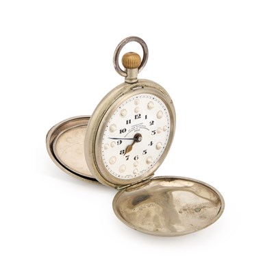 Lot 729 - A FULL HUNTER BRAILLE POCKET WATCH
