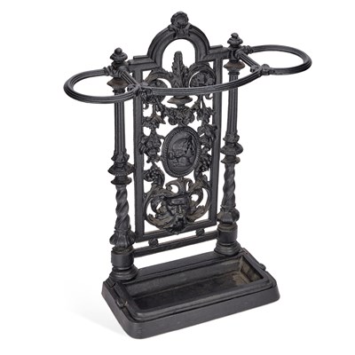Lot 119 - A CAST IRON STICKSTAND