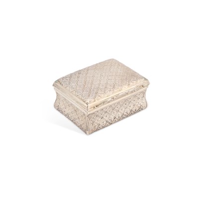 Lot 183 - A SWEDISH SILVER SNUFF BOX