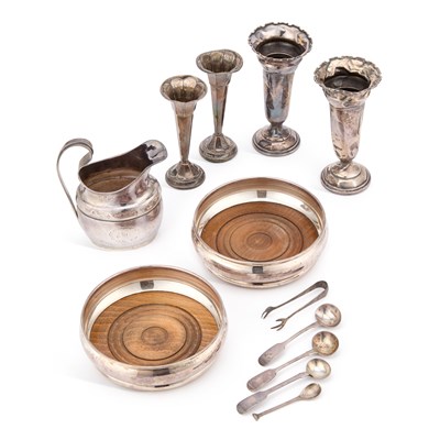 Lot 340 - A GROUP OF SILVER