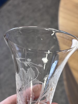 Lot 223 - SIX 19TH CENTURY ALE GLASSES