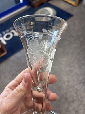 Lot 223 - SIX 19TH CENTURY ALE GLASSES