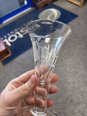 Lot 223 - SIX 19TH CENTURY ALE GLASSES
