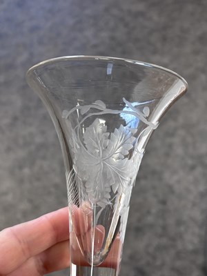 Lot 223 - SIX 19TH CENTURY ALE GLASSES