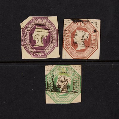 Lot 92 - 1847-54 EMBOSSED