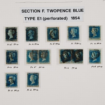 Lot 19 - THE COLLECTION INCLUDES SEVERAL FINE EXAMPLES OF THE 1841 2D BLUE