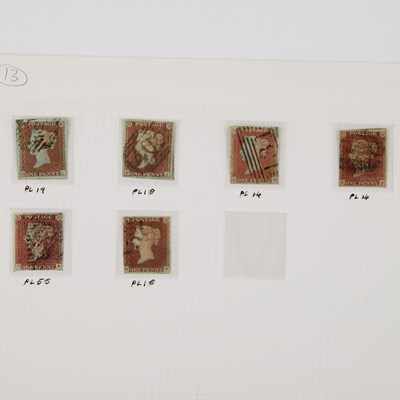 Lot 17 - 1841 1D RED IMPERF PLATE 18