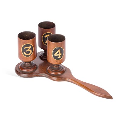 Lot 1266 - A VICTORIAN MAHOGANY CIGAR SERVER
