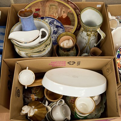 Lot 3 - TWO BOXES OF CERAMICS