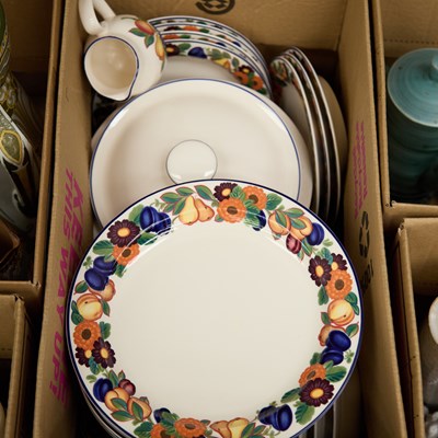 Lot 4 - A ROYAL COPENHAGEN 'GOLDEN SUMMER' PART DINNER SERVICE