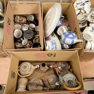 Lot 7 - THREE BOXES OF CERAMICS