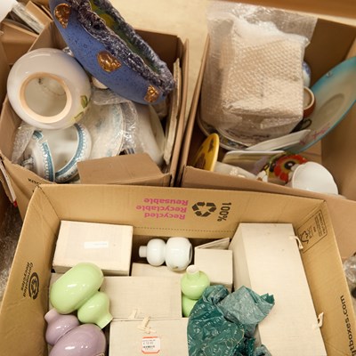 Lot 48 - SIX BOXES OF CERAMICS