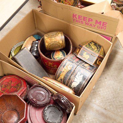 Lot 61 - THREE BOXES OF ITEMS