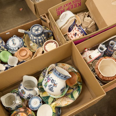 Lot 65 - FOUR BOXES OF CERAMICS