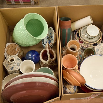 Lot 66 - FOUR BOXES OF CERAMICS AND OTHER ITEMS