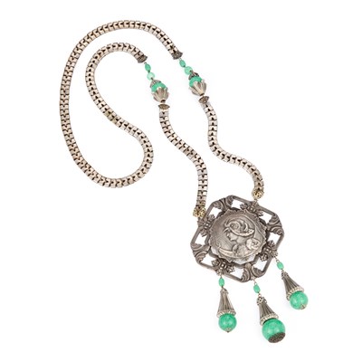 Lot 711 - A ART NOUVEAU/ JUGENDSTIL NECKLACE