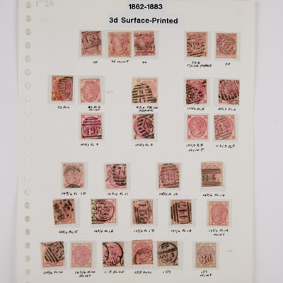 Lot 101 - 1862-83 3D SURFACE PRINTED