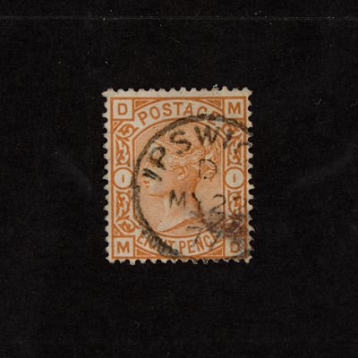 Lot 99 - SG156 8D ORANGE PLATE 1