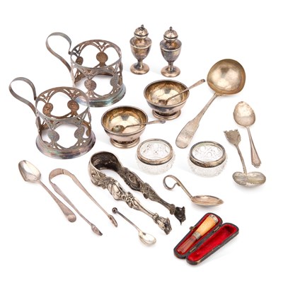 Lot 480 - A MIXED LOT OF SILVER