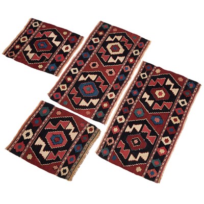 Lot 1100 - FOUR SHAHSAVAN RUGS