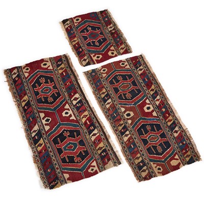 Lot 1110 - THREE SHAHSAVAN RUGS