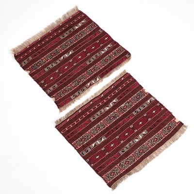 Lot 1111 - TWO TURKOMAN RUGS