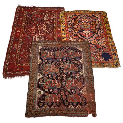 Lot 1116 - THREE SOUTH PERSIAN RUGS