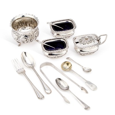 Lot 64 - A MIXED LOT OF SILVER