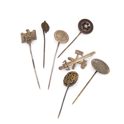 Lot 168 - A GROUP OF GERMAN STICK PINS