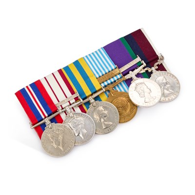 Lot 46 - A SECOND WORLD WAR AND ELIZABETH II MEDAL GROUP