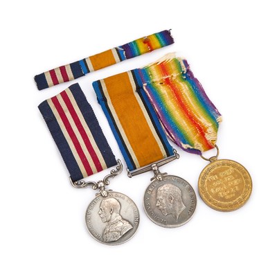 Lot 179 - A FIRST WORLD WAR MEDAL GROUP